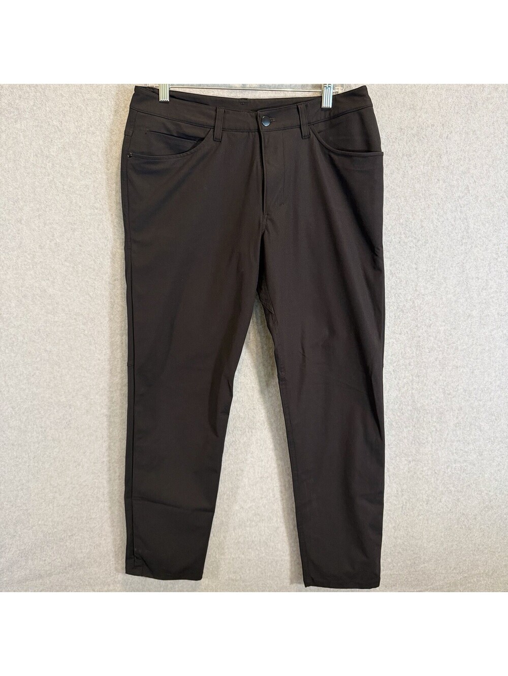 Lululemon ABC Classic Fit Pant Mens 32x30 Stretch Flex 5 Pocket Black
